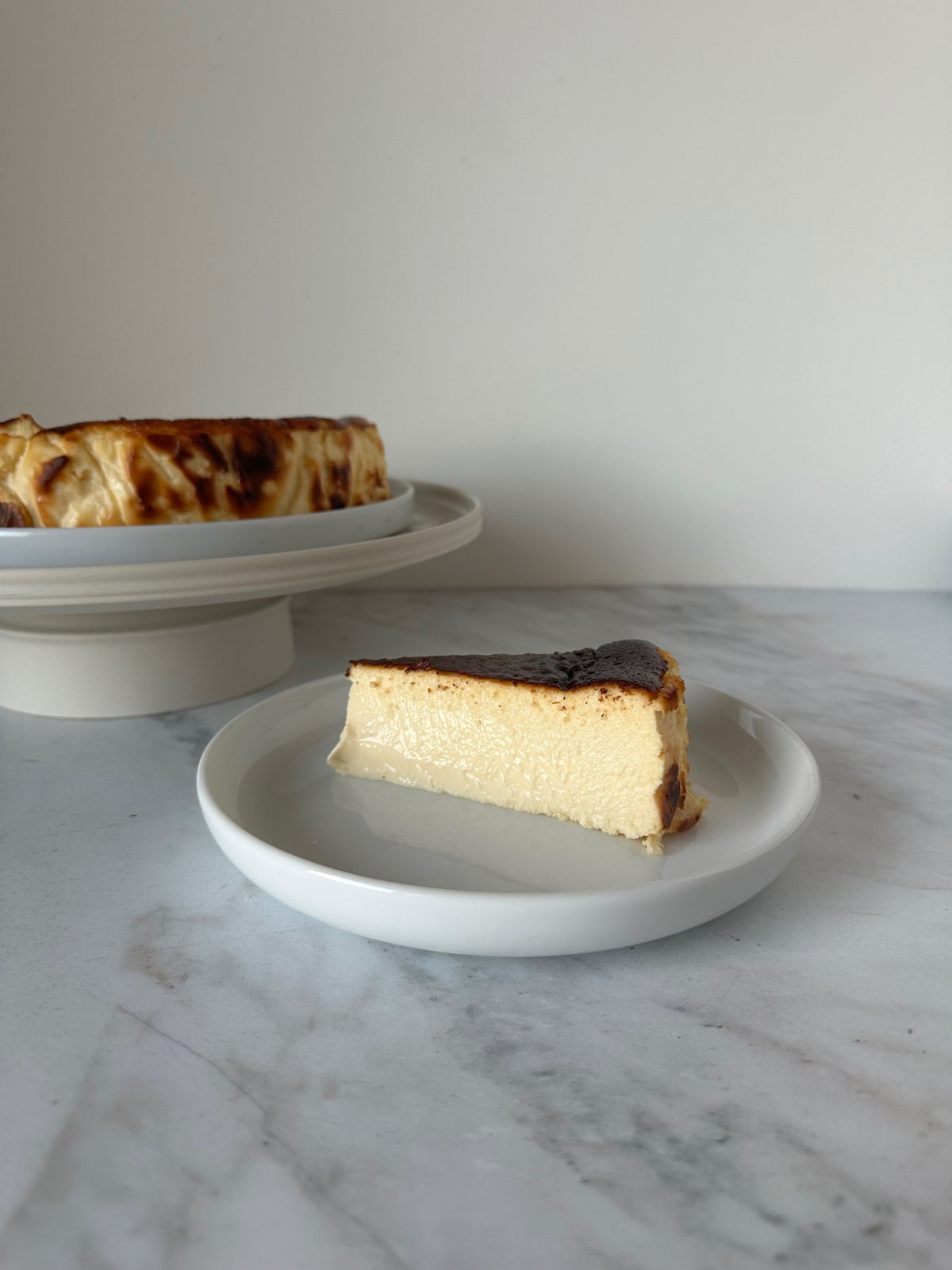Burnt Basque Cheesecake in Tavira, Algarve