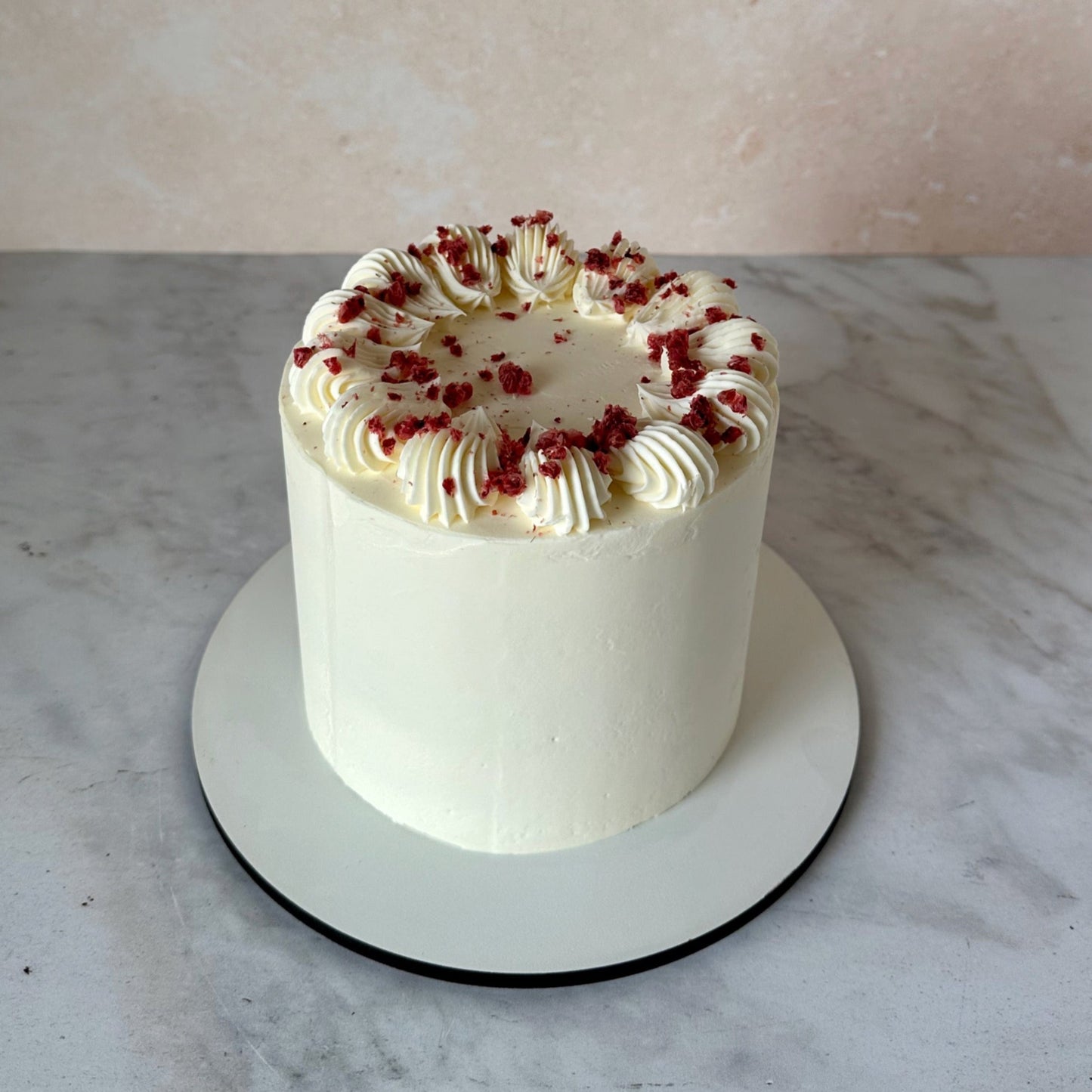 Raspberry and White Chocolate Cake