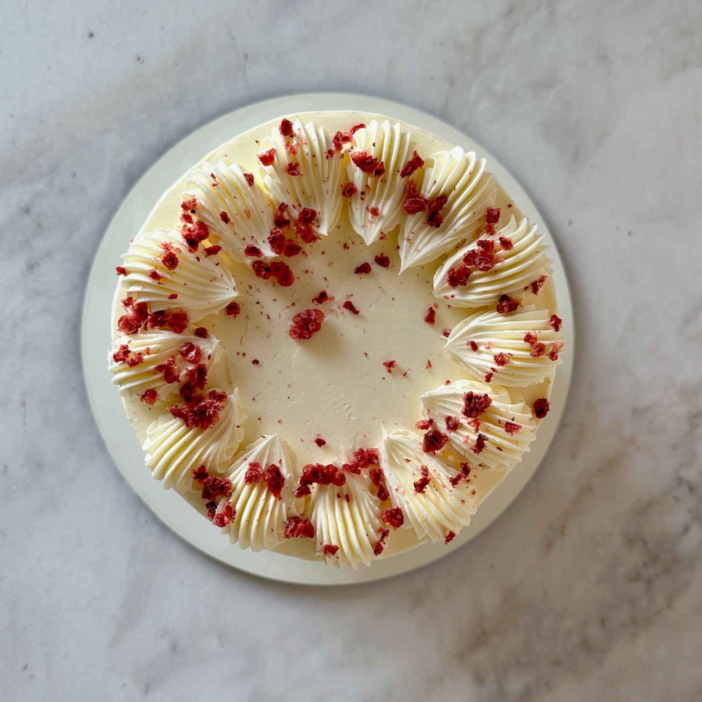 Raspberry and White Chocolate Cake